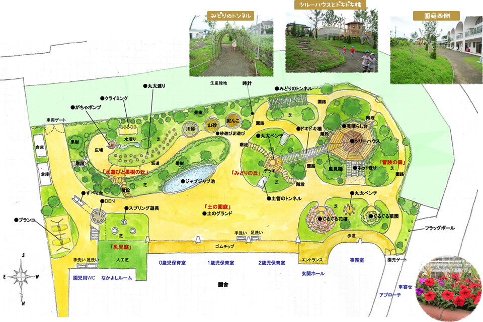 園庭マップ